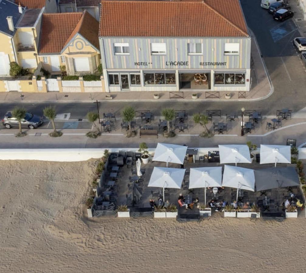Acadie Saint Victor - Hotel Restaurant - Face Mer - Chatelaillon Plage Exterior foto