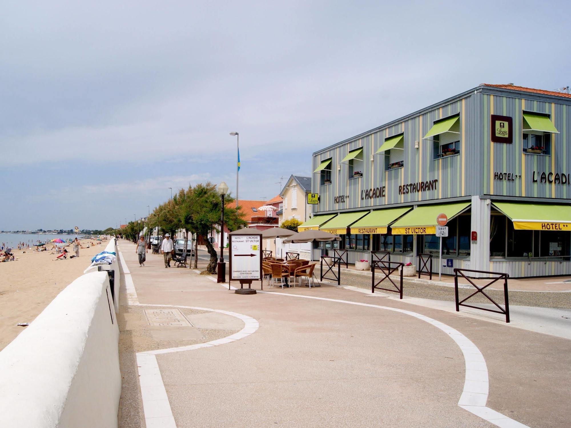 Acadie Saint Victor - Hotel Restaurant - Face Mer - Chatelaillon Plage Exterior foto